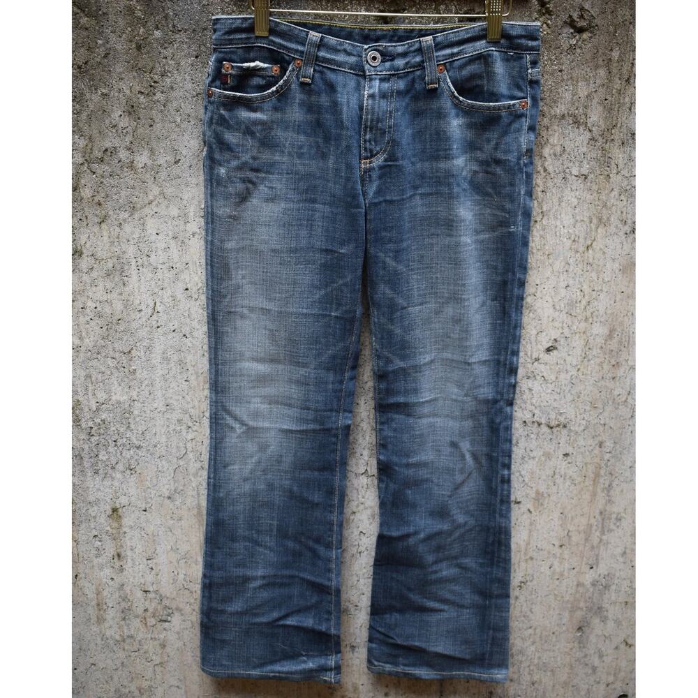 AG Adriano Goldschmied Women’s Jeans Blue Bootcut Size 27 Regular Made in USA